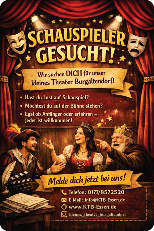 Kleines Theater Burgaltendorf – Werbeplakat