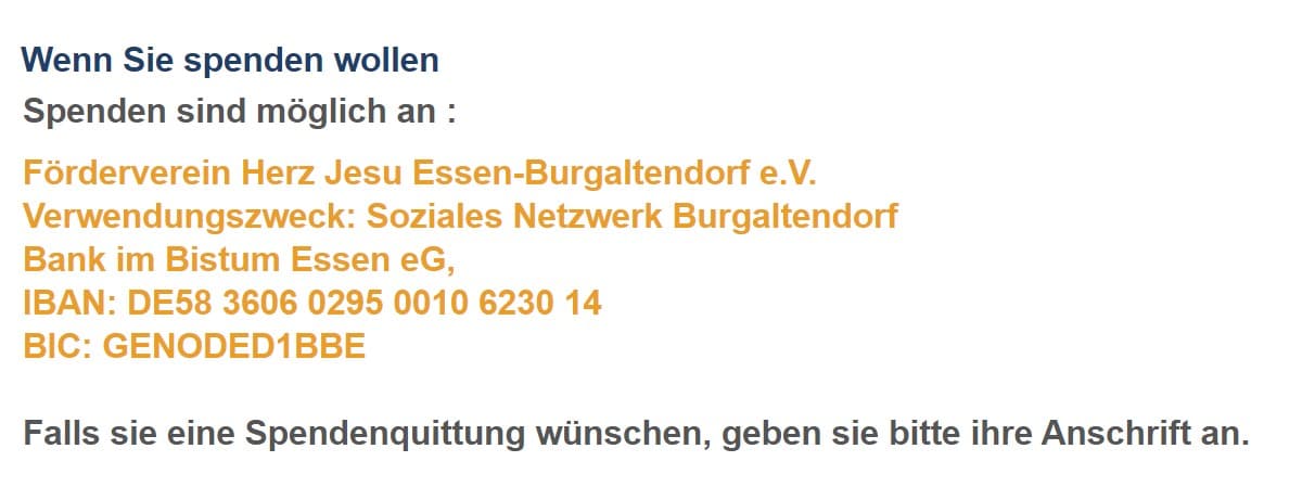 Soziales Netzwerk Burgaltendorf